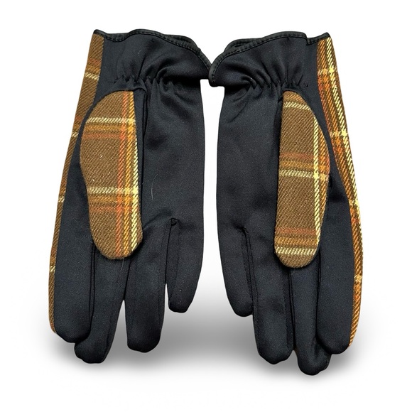 D&Y Tan Tartan Gloves - Small/X Small - Picture 4 of 4